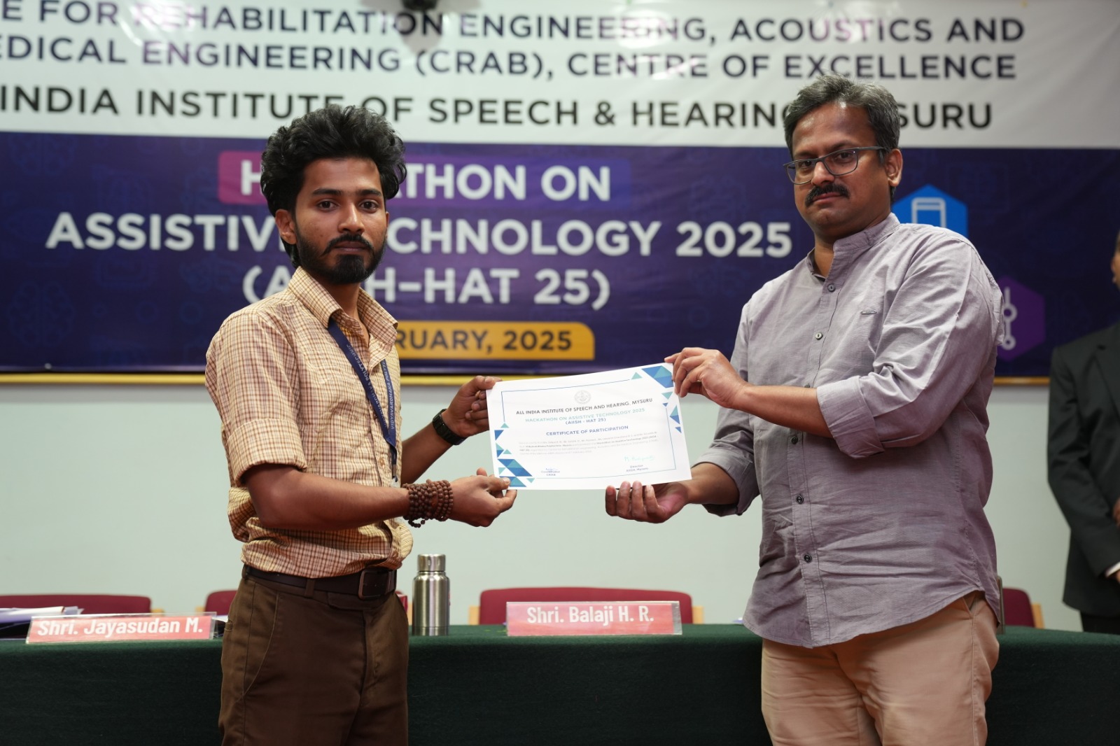 7. AIISH - Hackathon on Assistive Technology, Mysuru